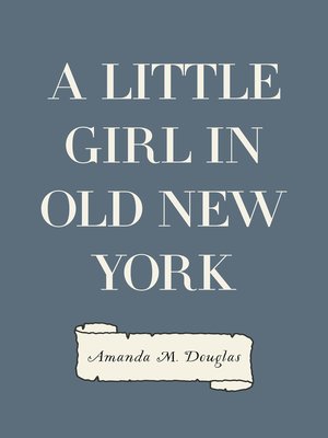 cover image of A Little Girl in Old New York